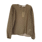Blusa girocollo a pois Souvenir