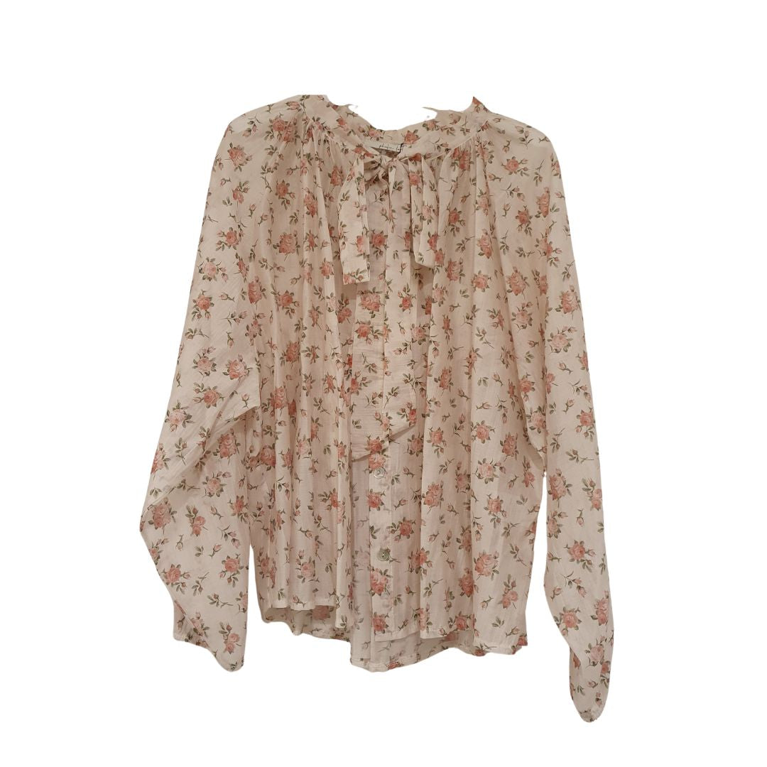 Camicia fantasia con fiocco Philia Loft