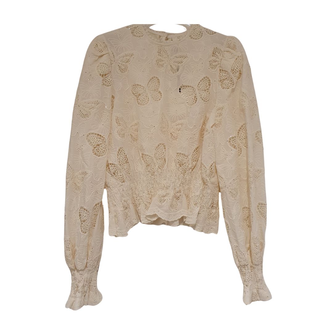 Blusa in pizzo Tensione In