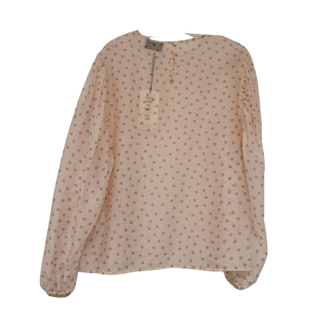 Blusa girocollo a pois Souvenir