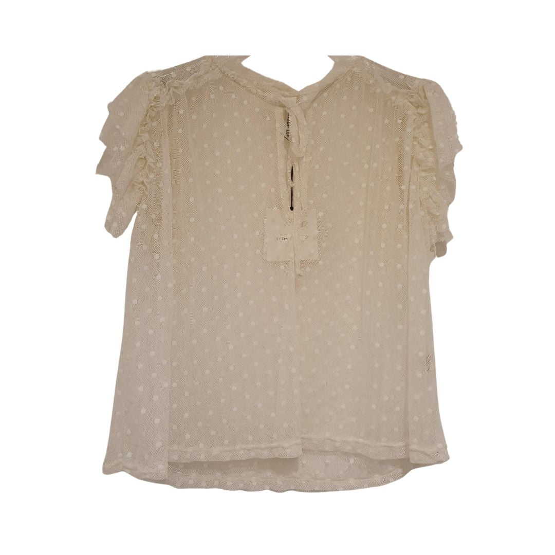 Blusa burro con rouches Tensione In