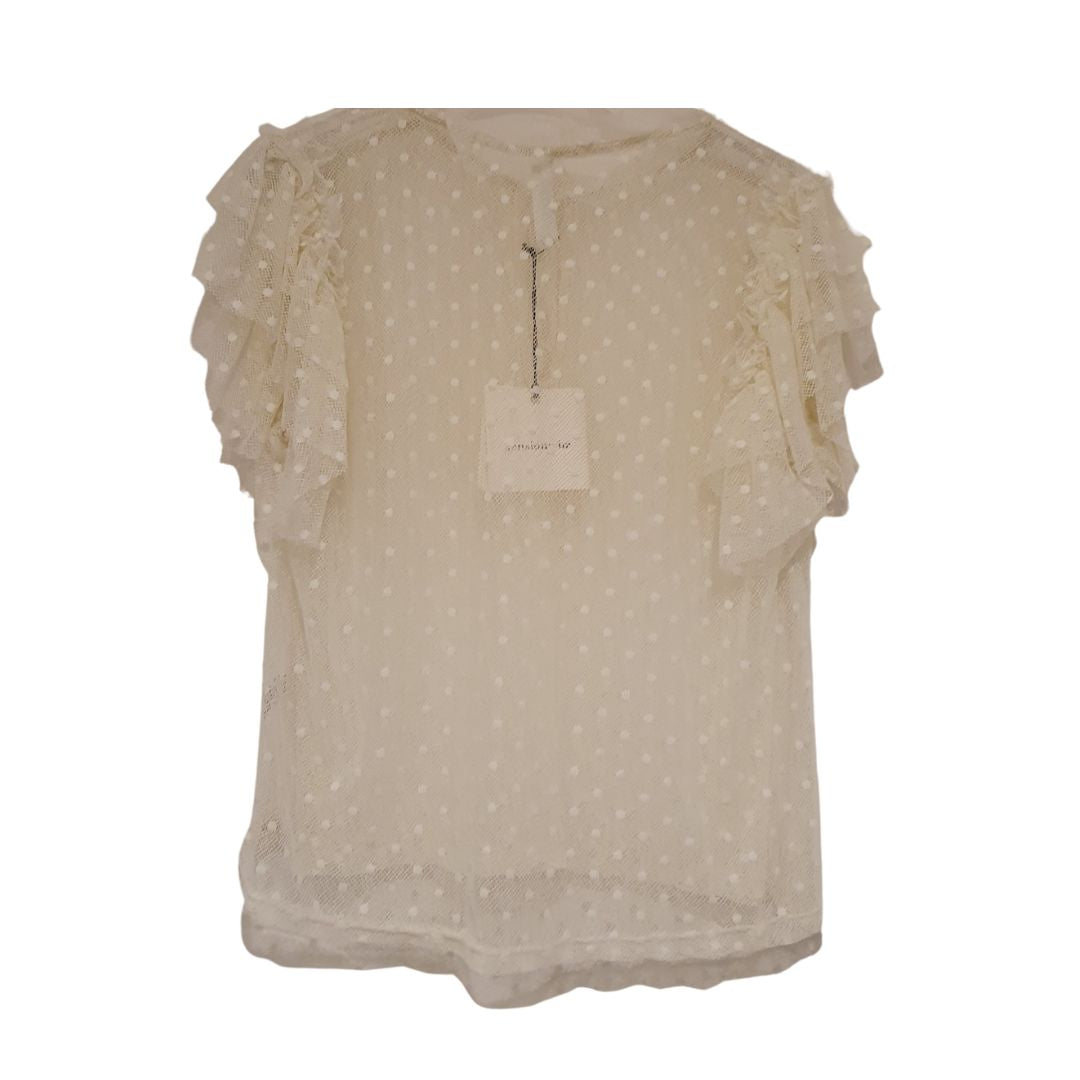 Blusa burro con rouches Tensione In