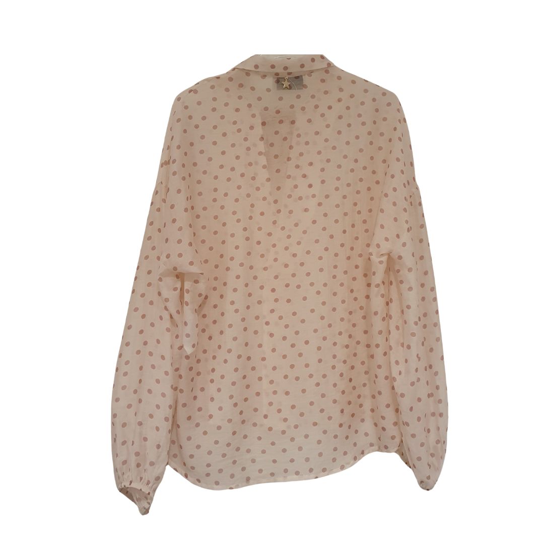 Blusa scollo a v a pois Souvenir