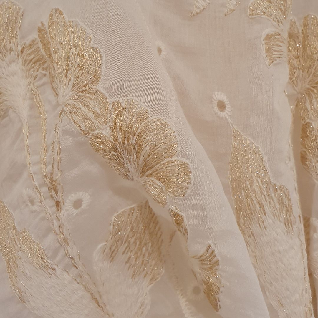 Camicia con ricami in lurex HaveOne