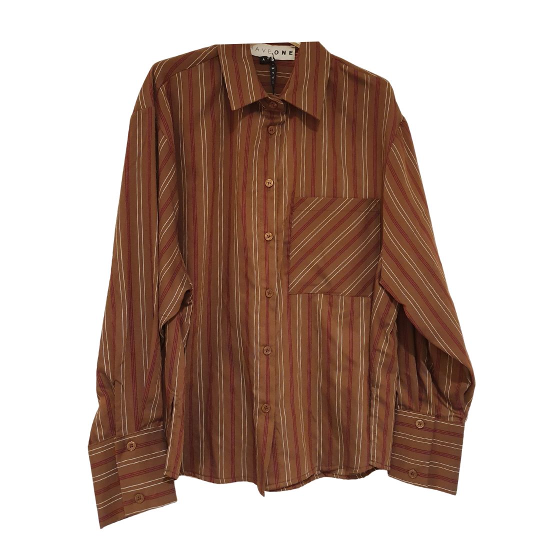 Camicia rigata biscotto HaveOne