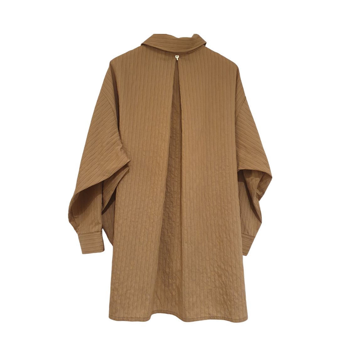 Maxi camicia rigata Philia Loft