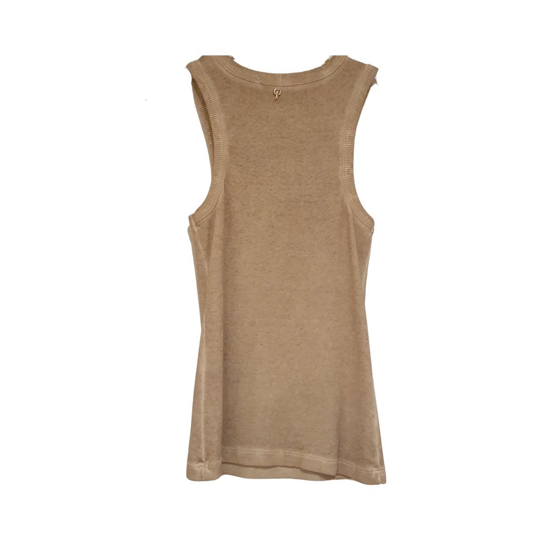 Canotta in costine con borchie Philia Loft