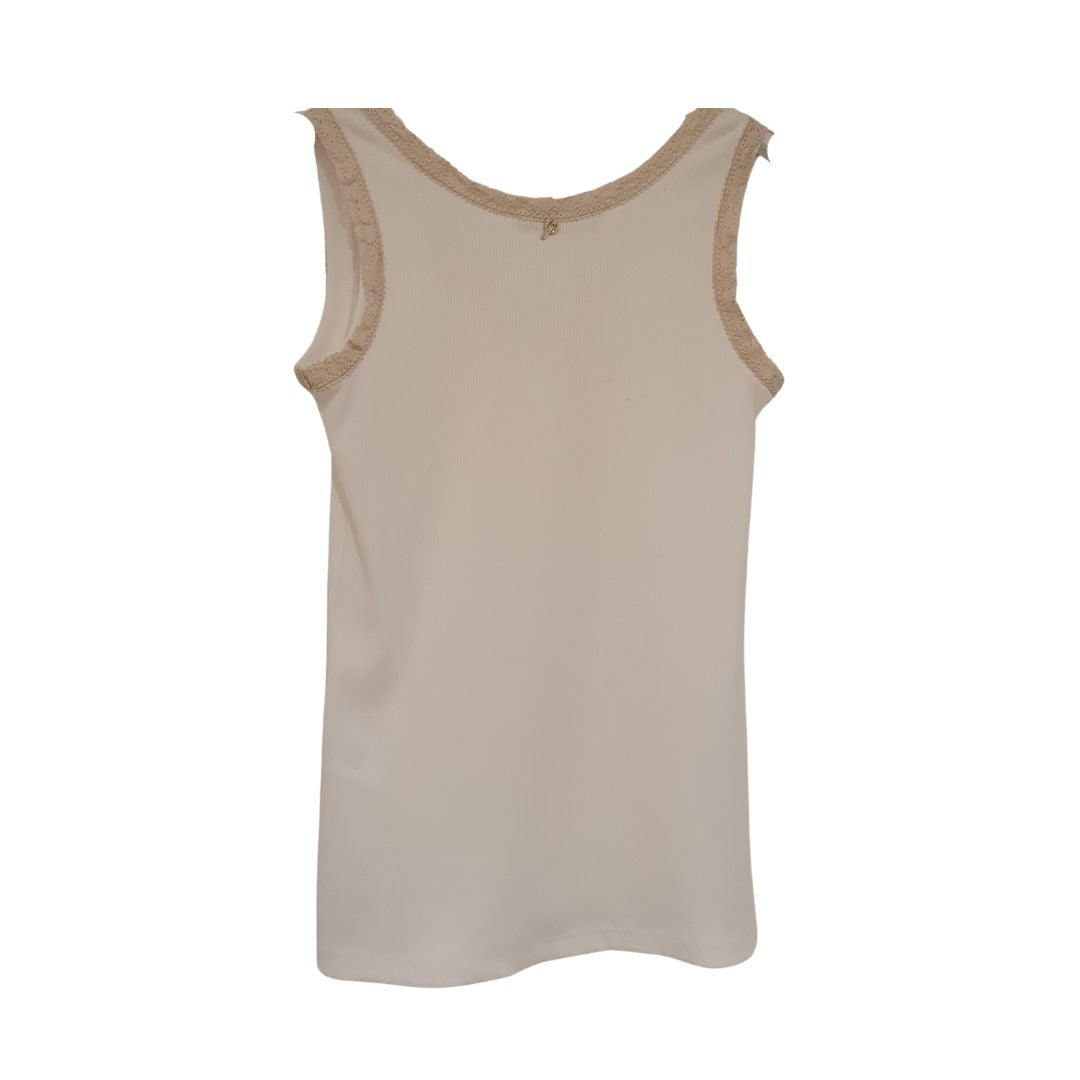 Canotta a costine con pizzo Philia Loft