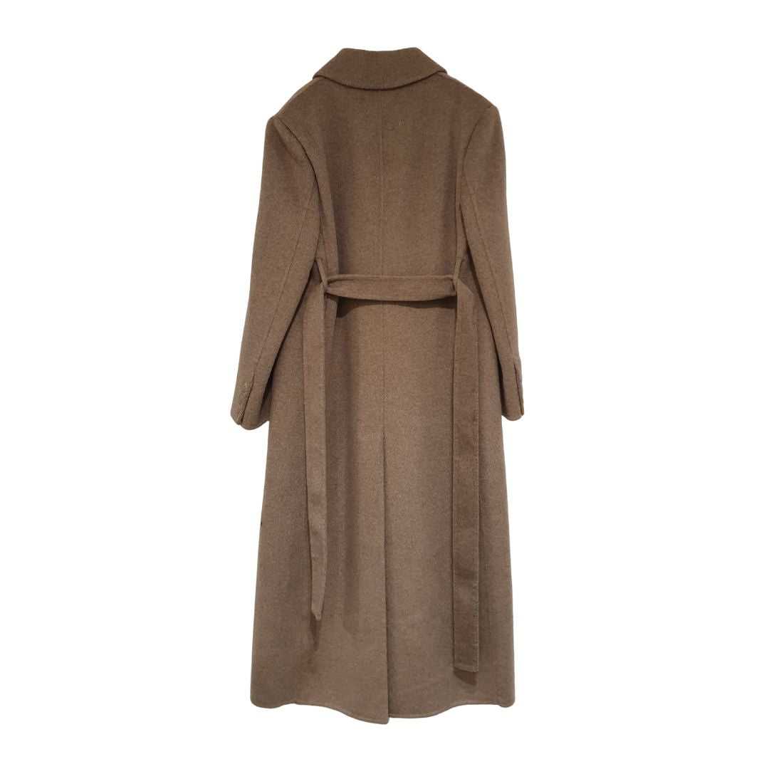 Maxi cappotto in lana modello a vestaglia HaveOne