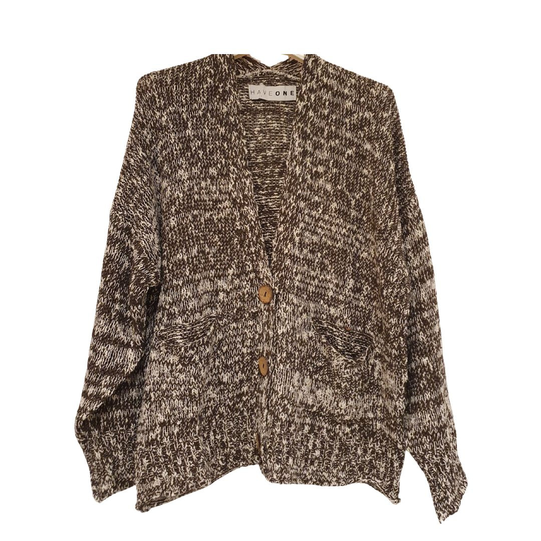 Cardigan in cotone mélange HaveOne