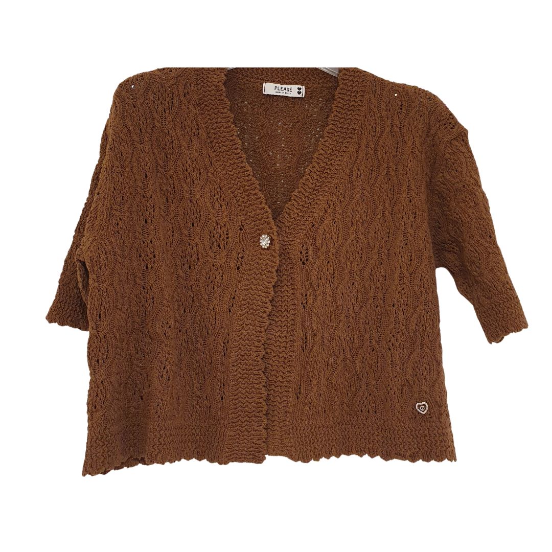 Cardigan traforato Please