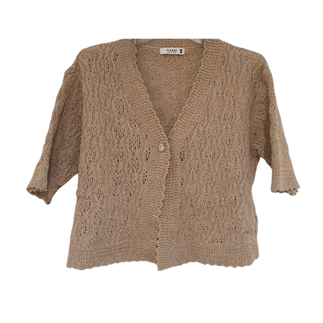 Cardigan traforato Please