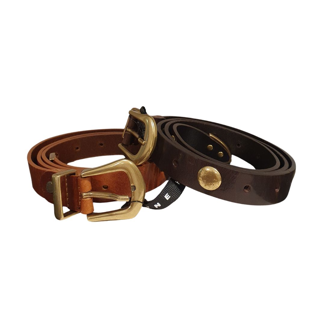 Cintura in pelle con borchie HaveOne