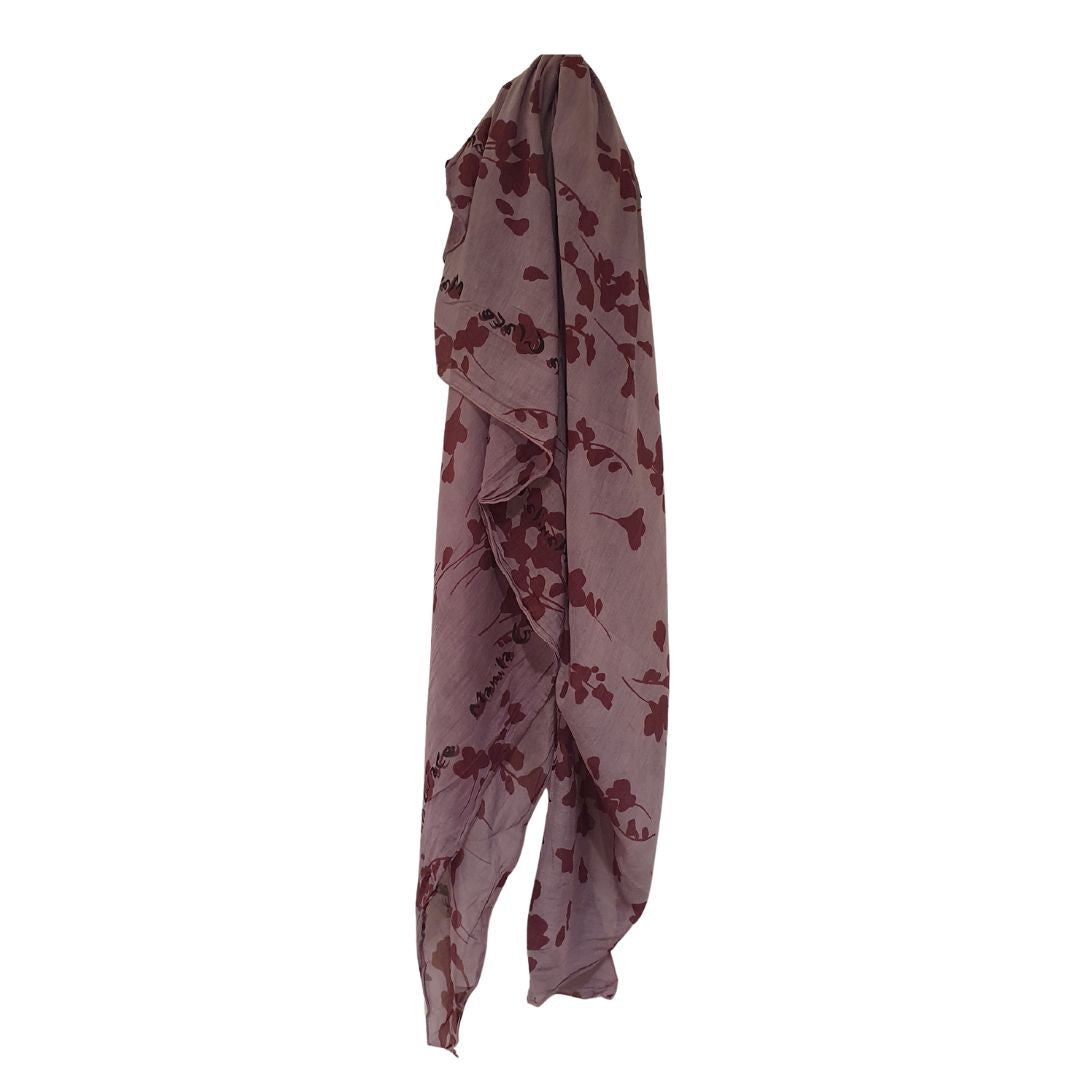 Foulard fantasia in cotone e seta Manila Grace