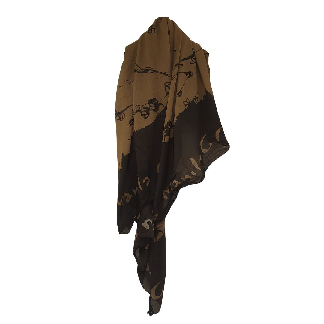 Foulard fantasia in cotone e seta Manila Grace