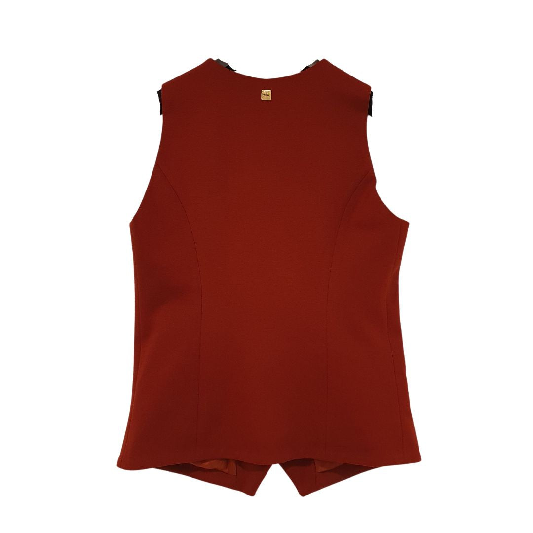 Gilet aderente mattone Manila Grace