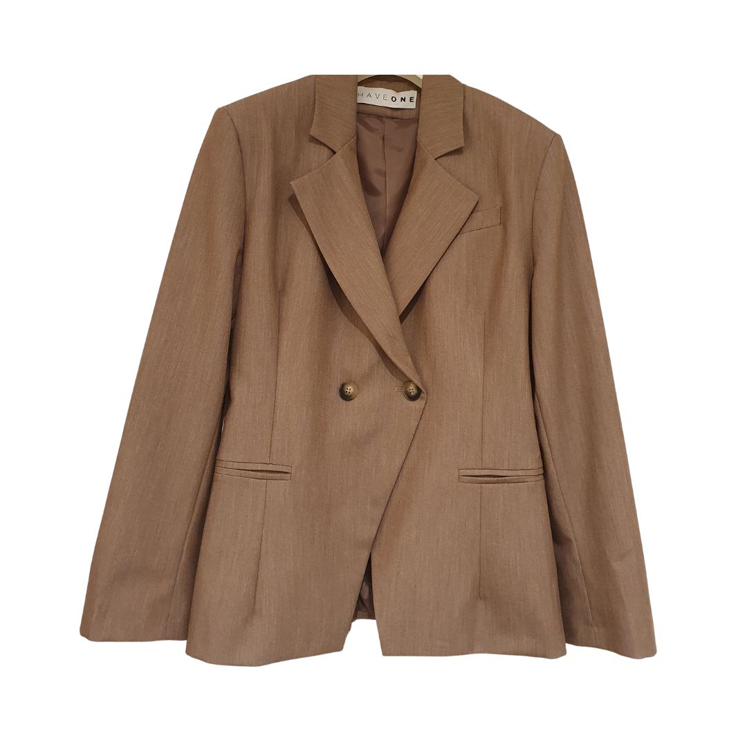 Blazer doppiopetto tortora HaveOne