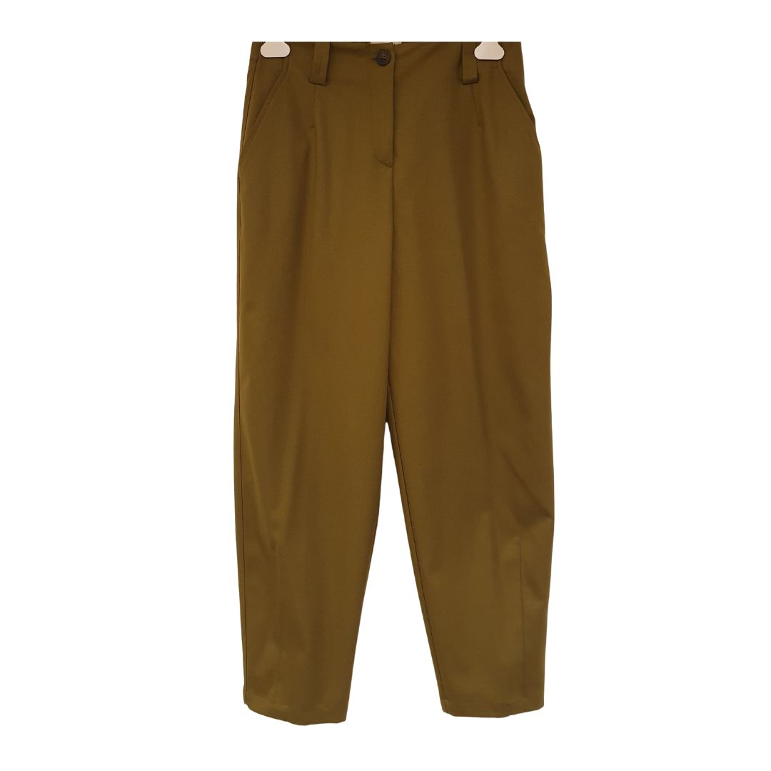 Pantalone a vita alta con tasconi Alessia Santi