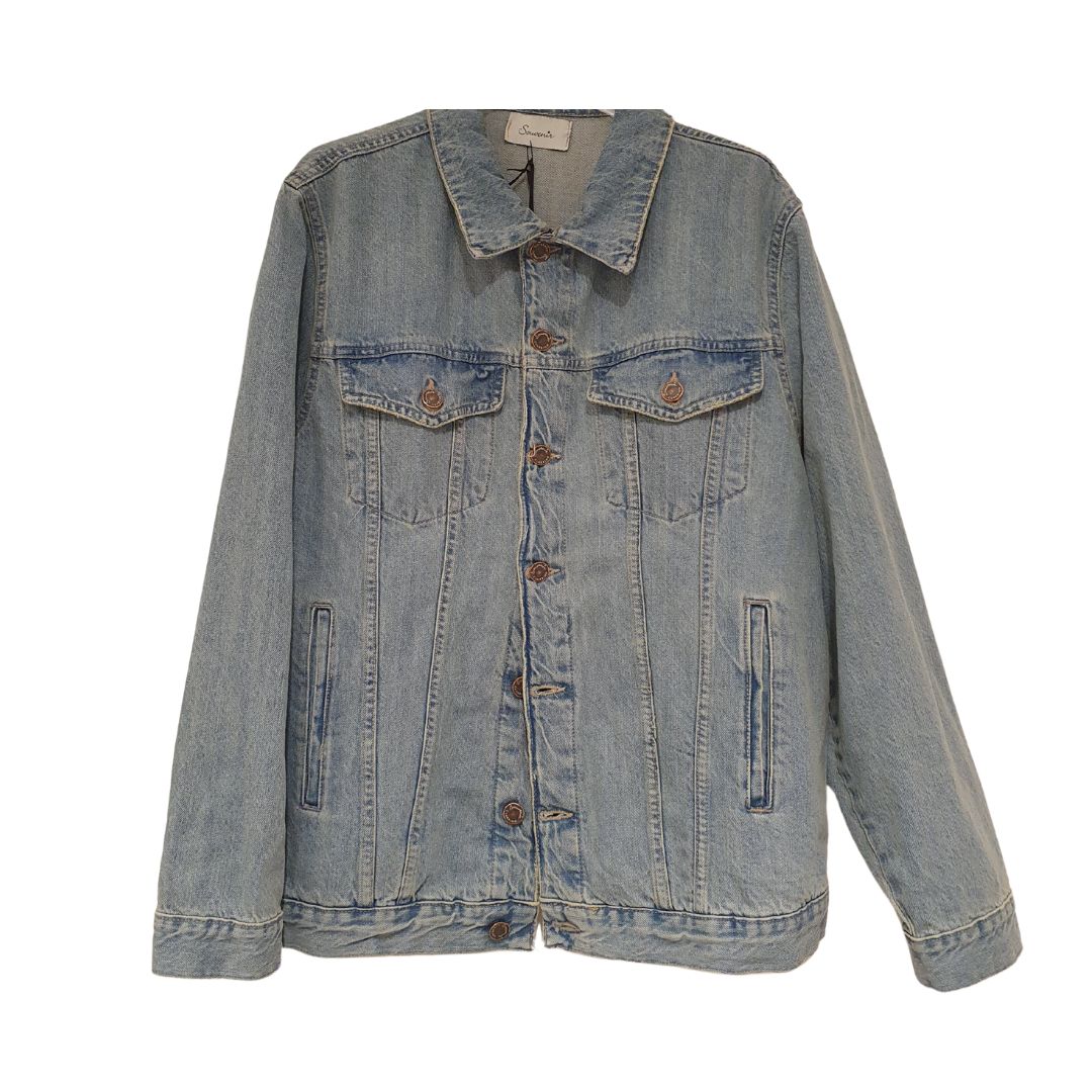 Giubbino lungo in denim Souvenir