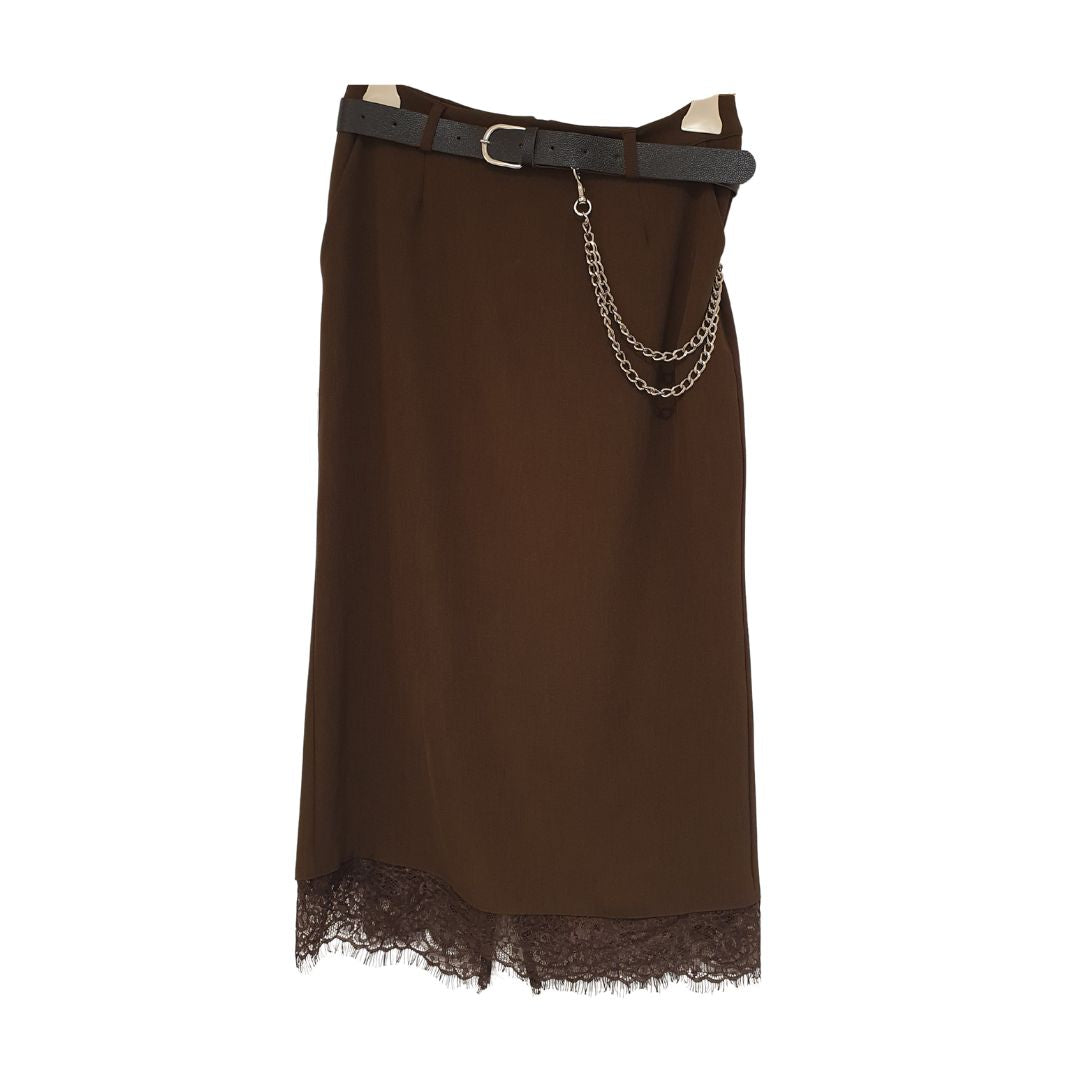 Gonna moro con pizzo e cintura HaveOne