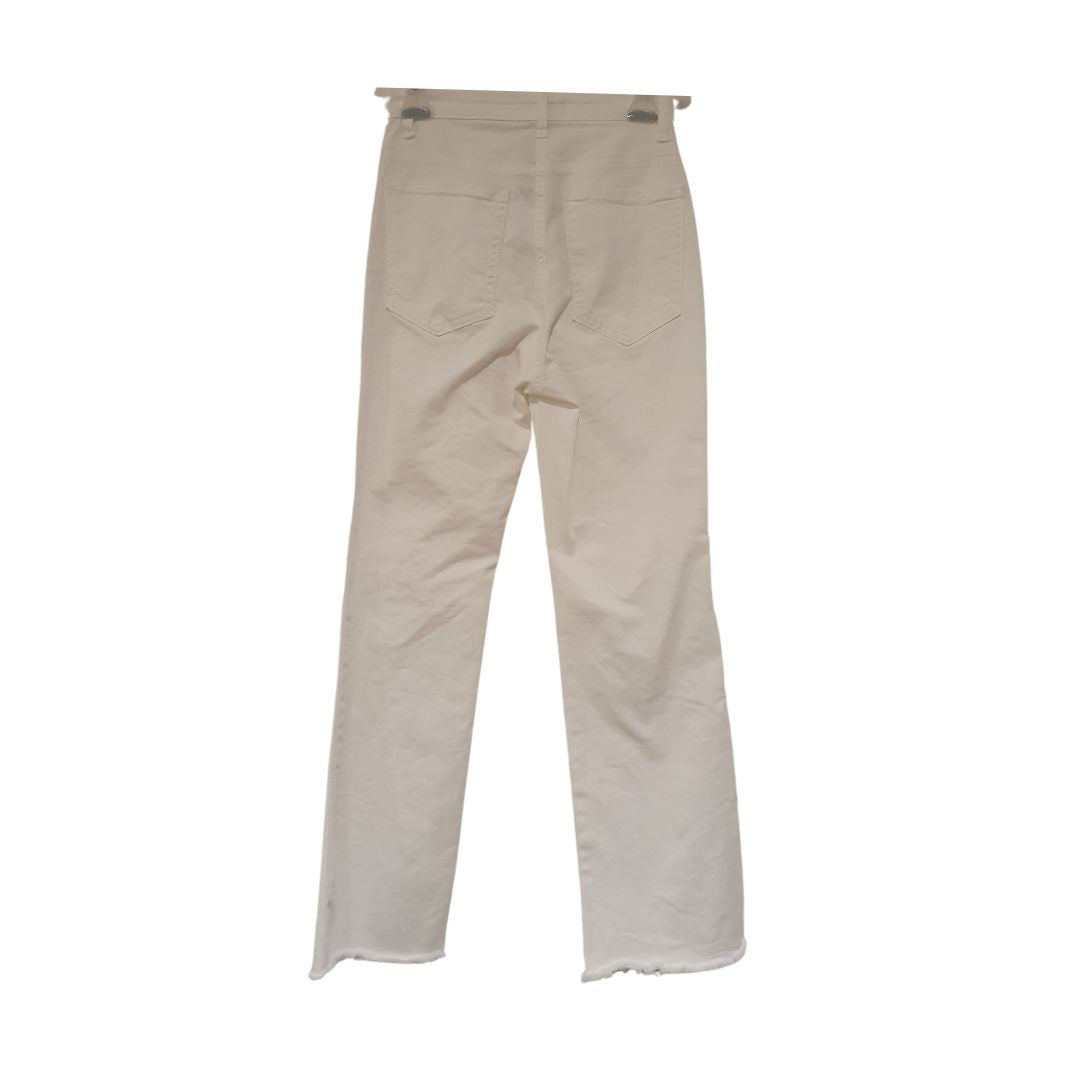 Jeans skinny in cotone bianco