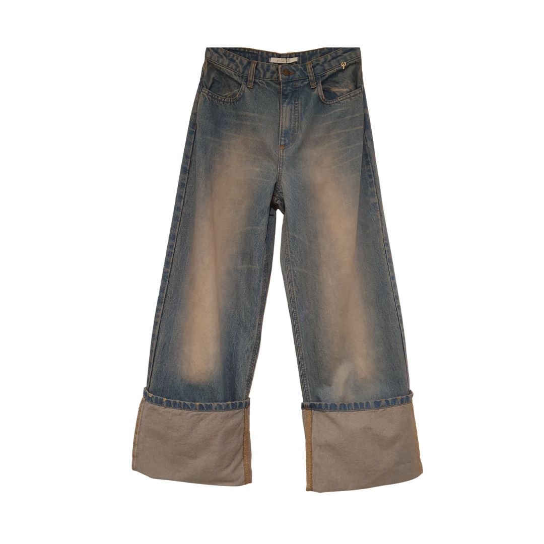 Jeans con ampio risvolto Philia Loft