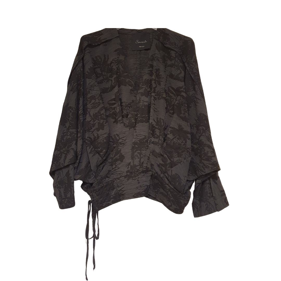 Kimono in tessuto jacquard Souvenir