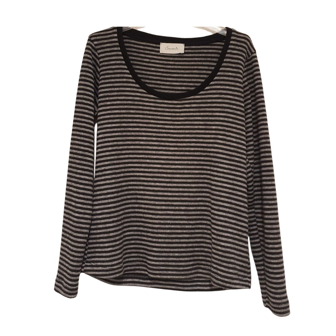 Maglia girocollo rigata Souvenir