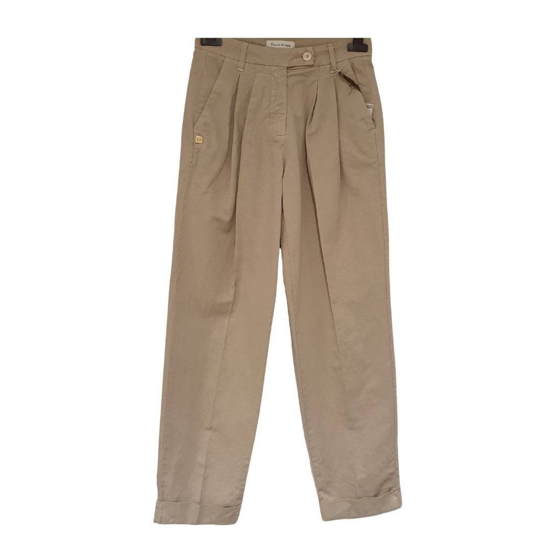 Pantalone con risvolto marzapane Manila Grace