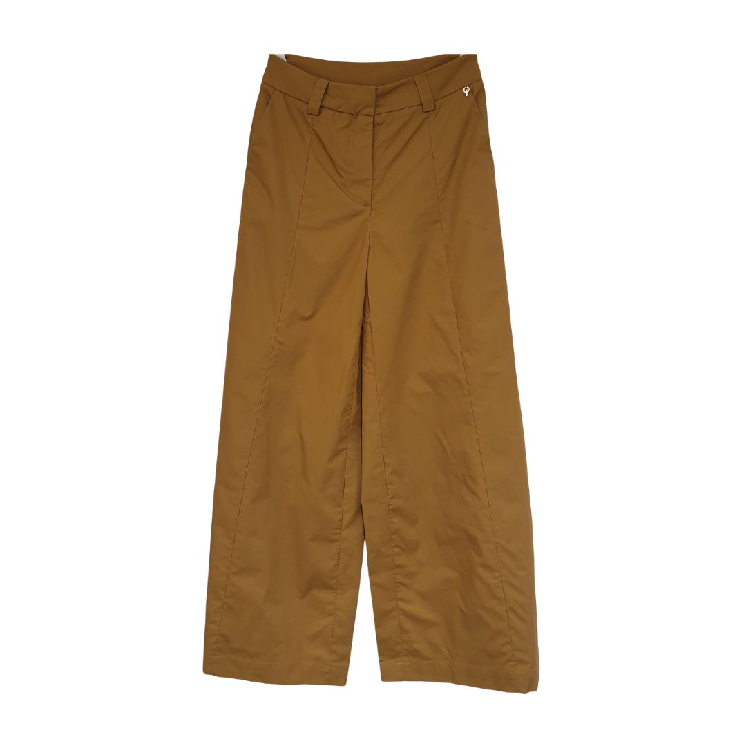 Pantapalazzo oliva in cotone Philia Loft