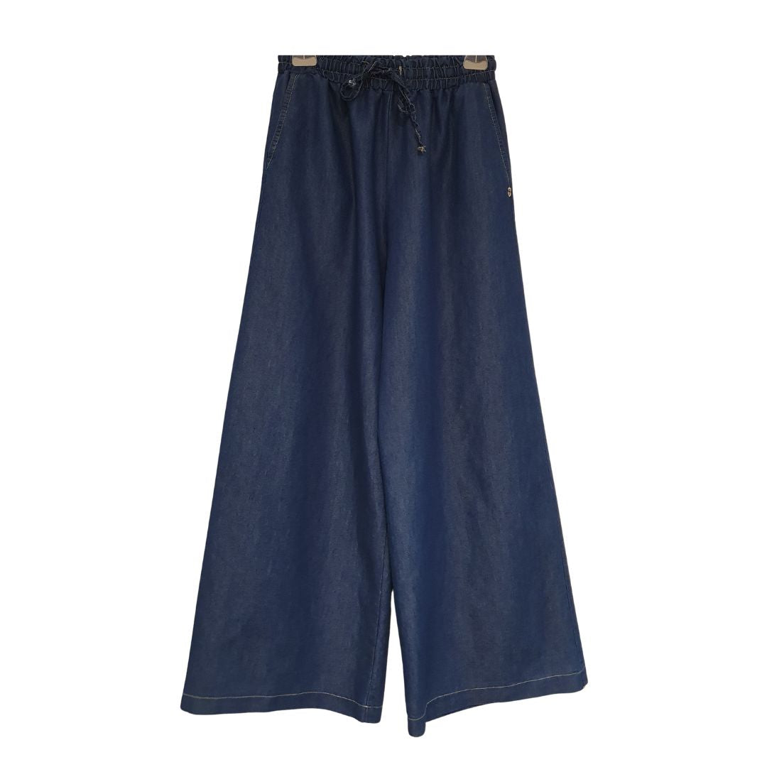 Pantalone in chambray Please
