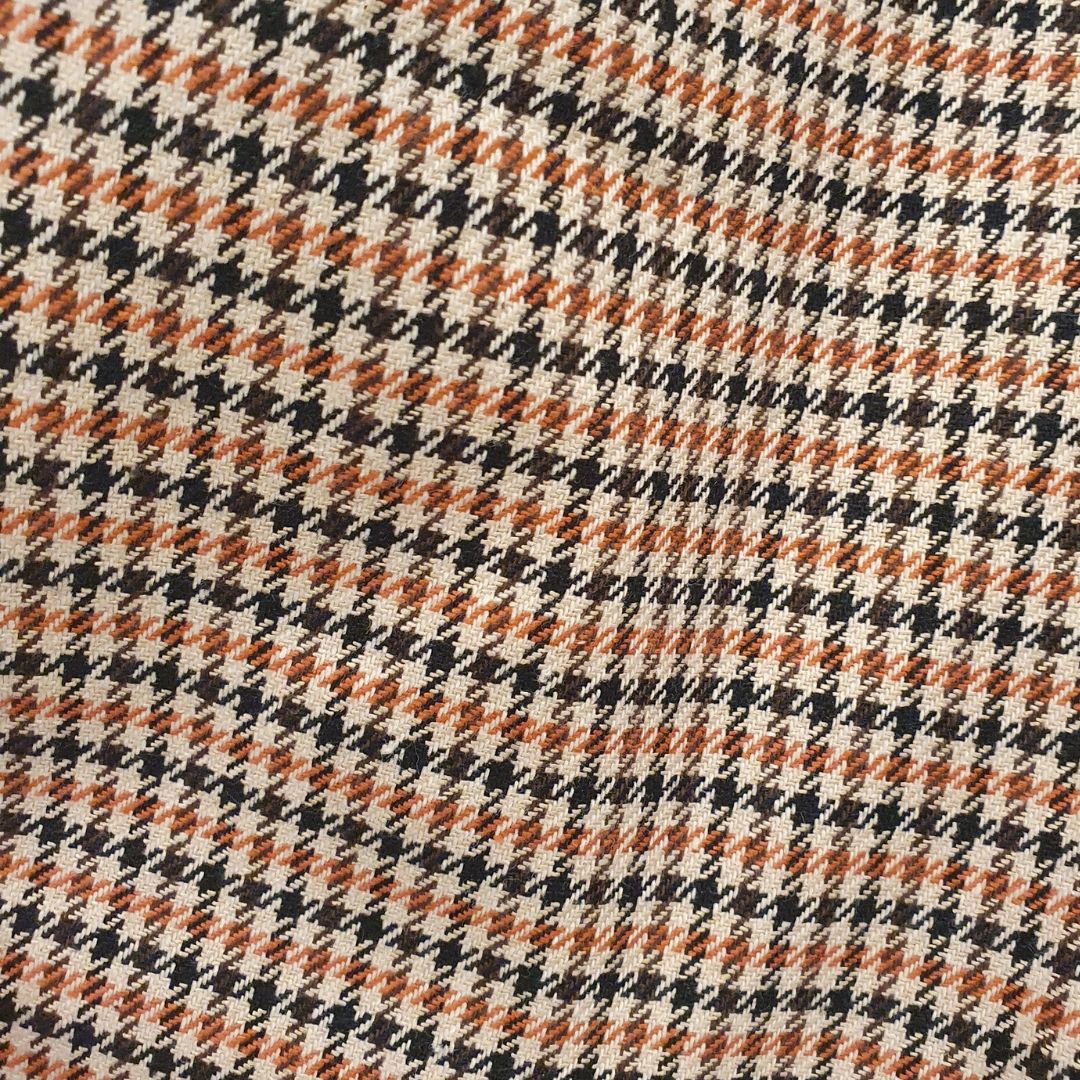 Pantalone largo pied de poule con pieghe HaveOne