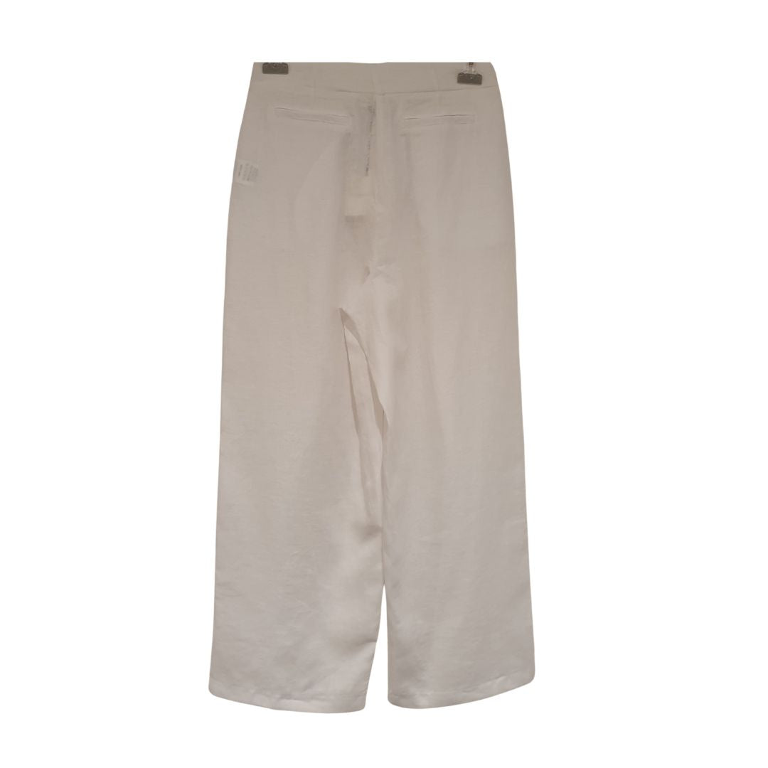 Pantalone wide leg in lino Tensione In