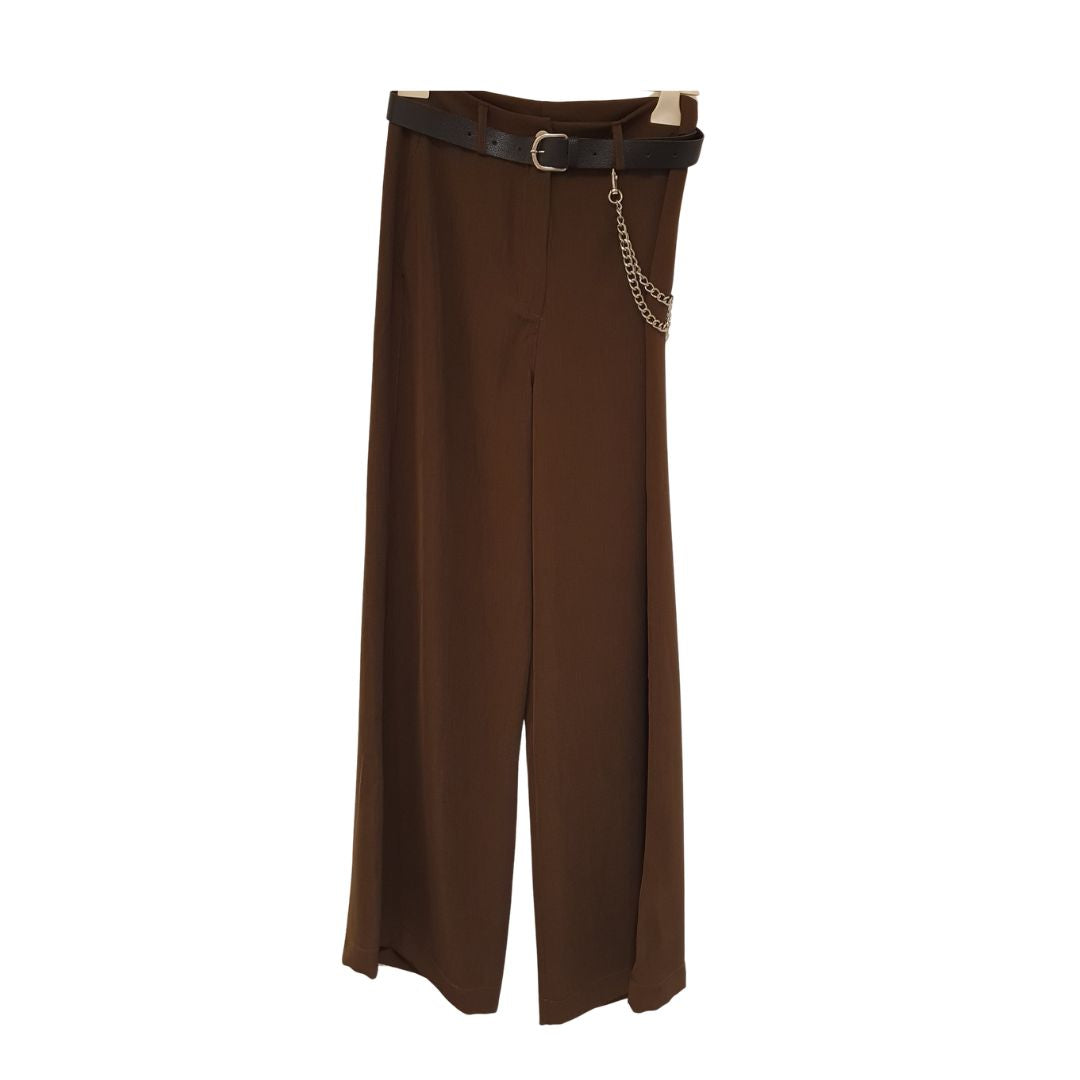 Pantalone moro con cintura e catena HaveOne