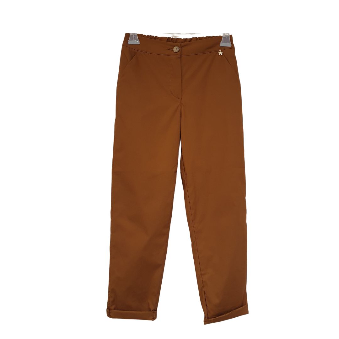 Pantalone chinos in popeline di cotone