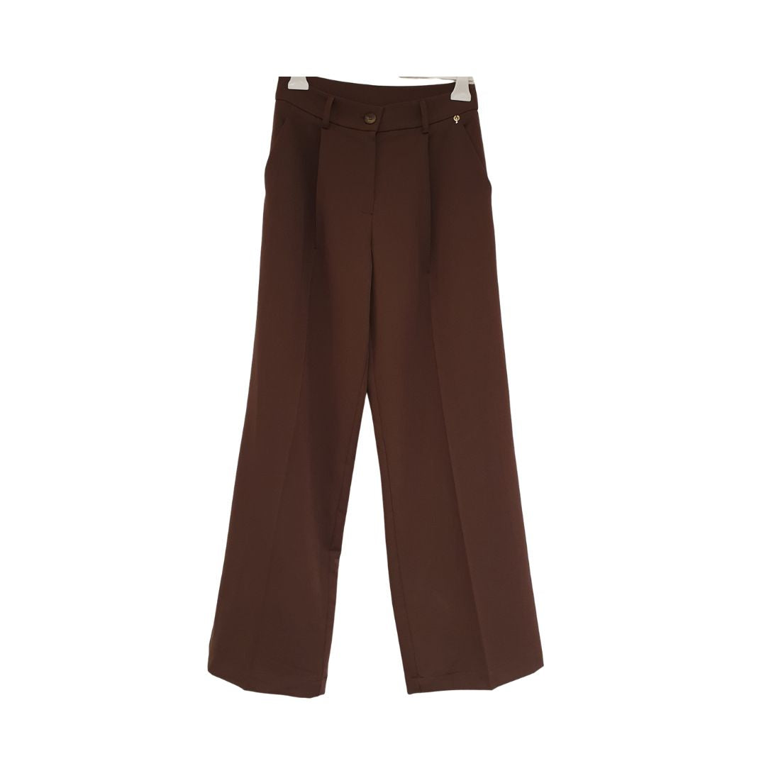 Pantalone a vita alta con pinces Philia Loft