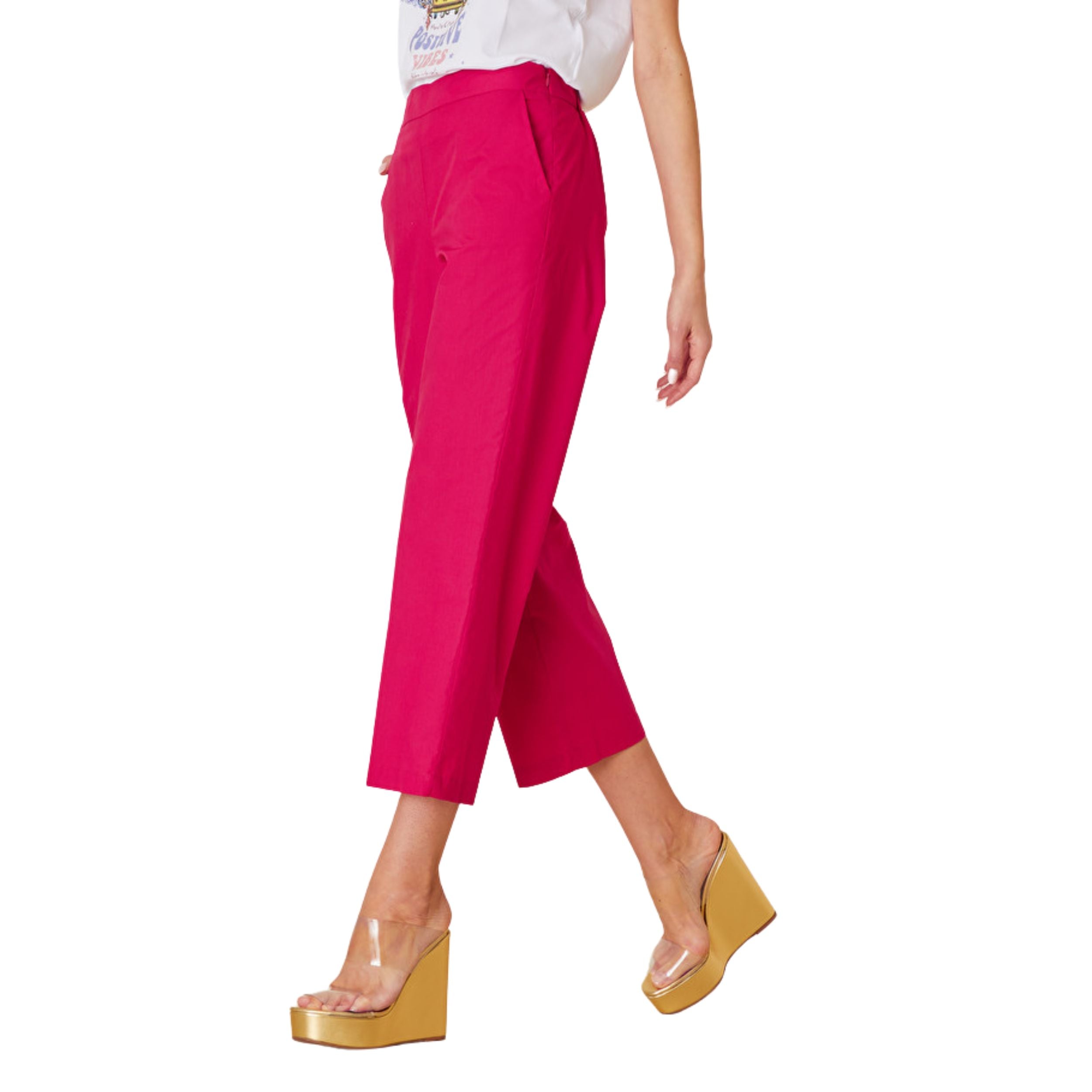 Pantalone in popeline di cotone