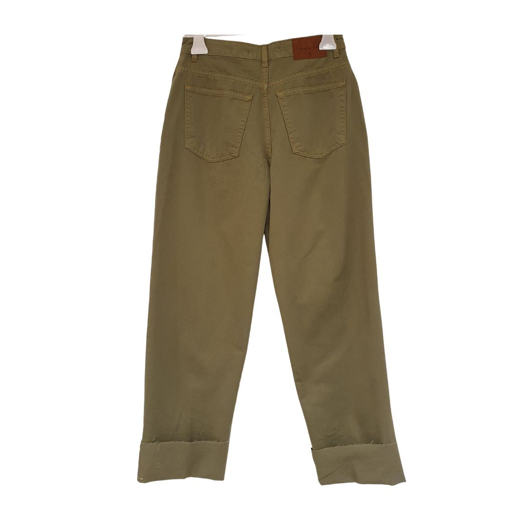 Pantalone in cotone con risvolto Philia Loft