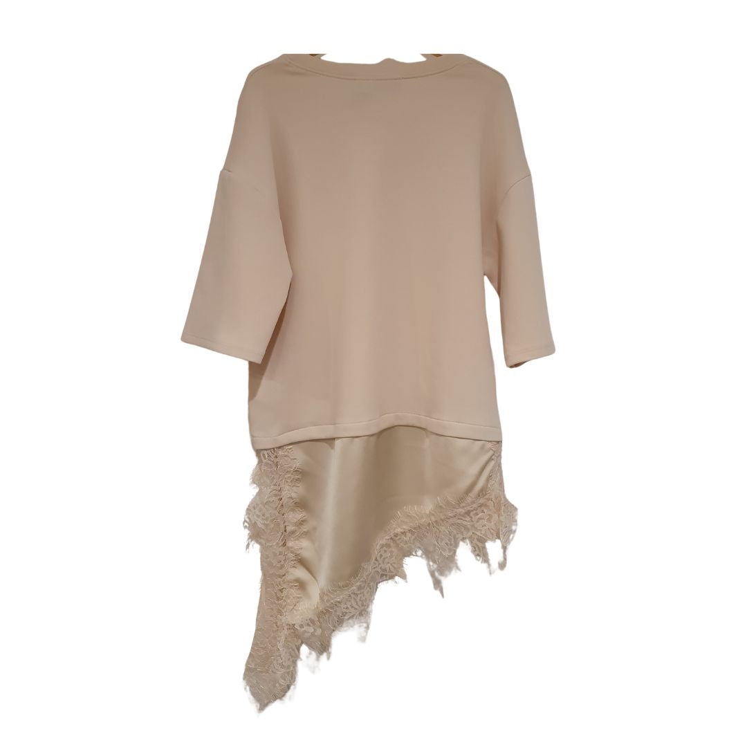 Felpa bitessuto con pizzo HaveOne