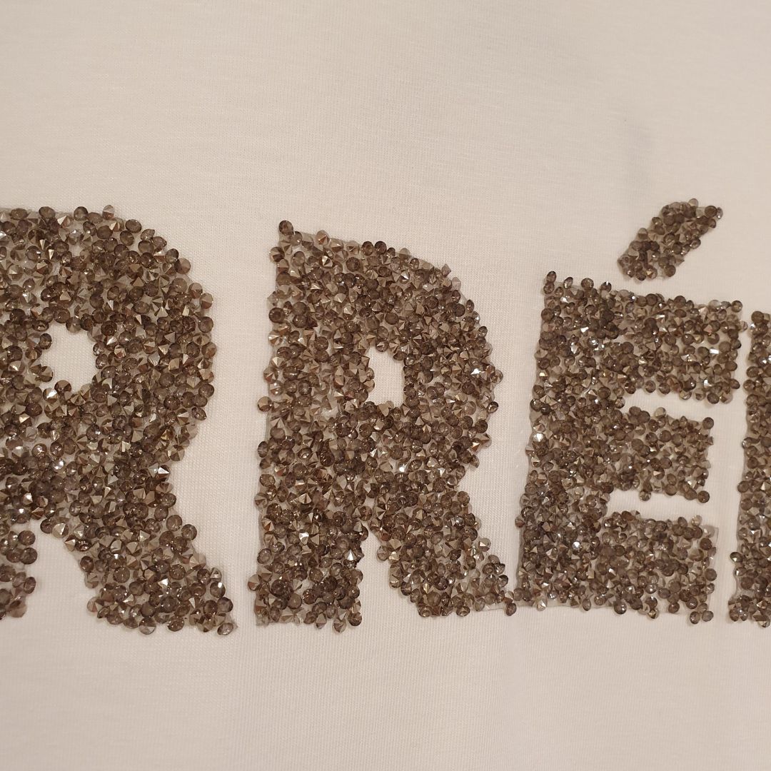 T-shirt over con applicazione irréel Souvenir
