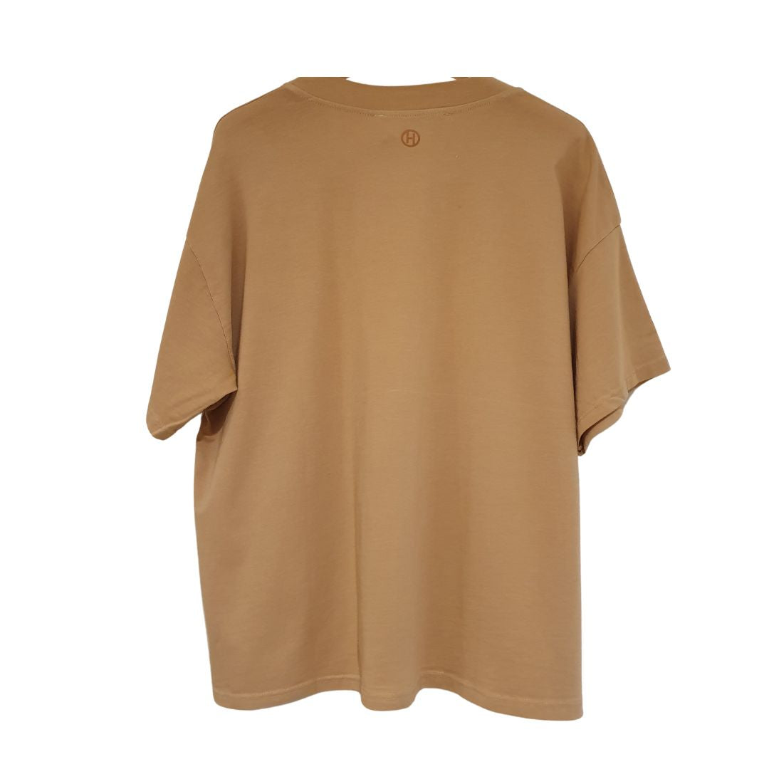 T-shirt in cotone a scatoletta HaveOne