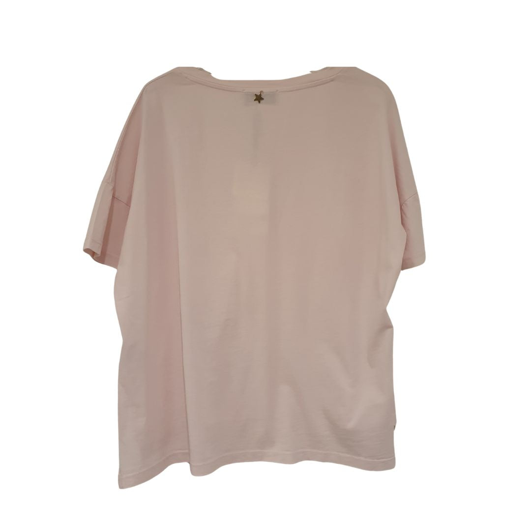 T-shirt rosa in cotone Souvenir