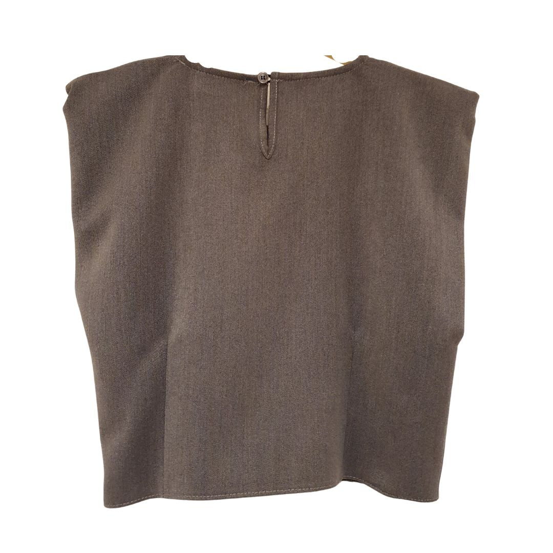 Crop top grigio HaveOne