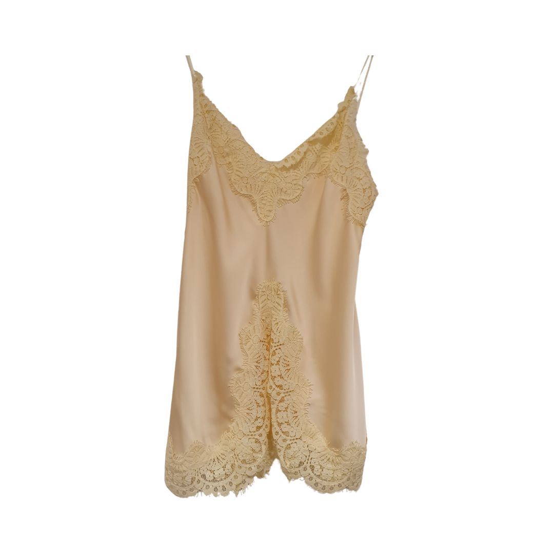 Top in satin con pizzo Philia Loft