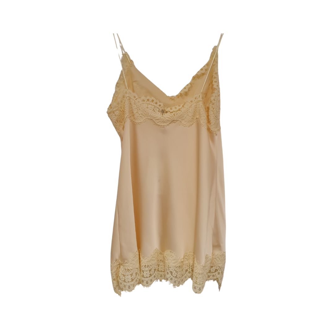 Top in satin con pizzo Philia Loft