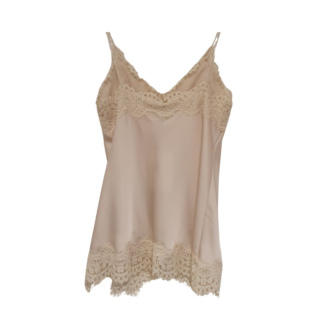 Top in satin con pizzo Philia Loft