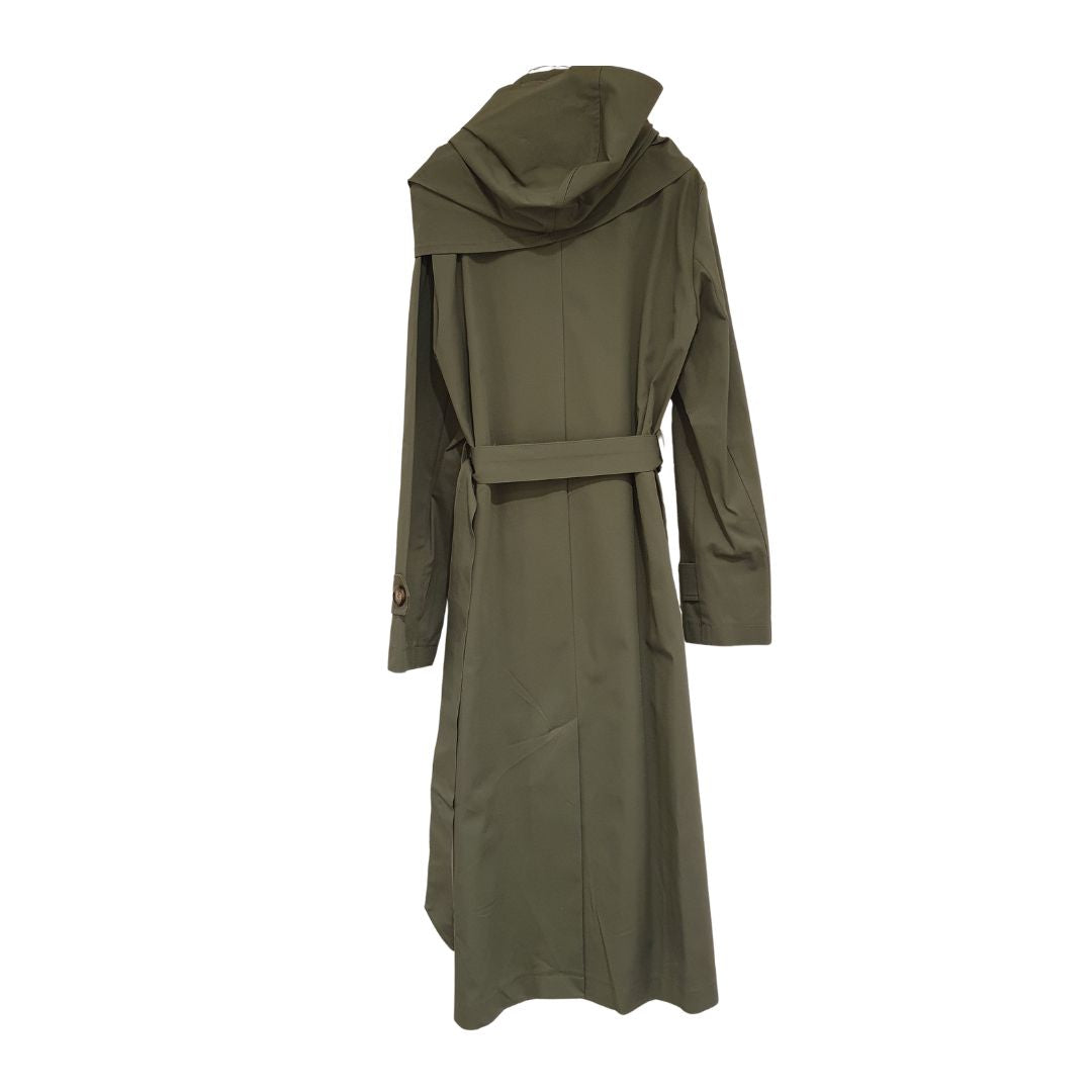 Trench con cappuccio Tensione In