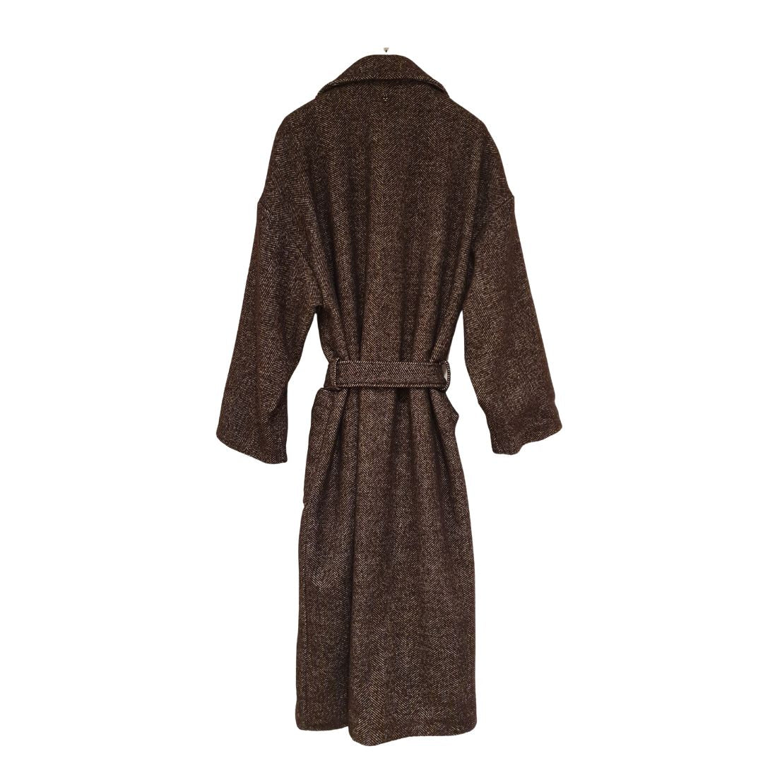 Cappotto lungo spigato Philia Loft