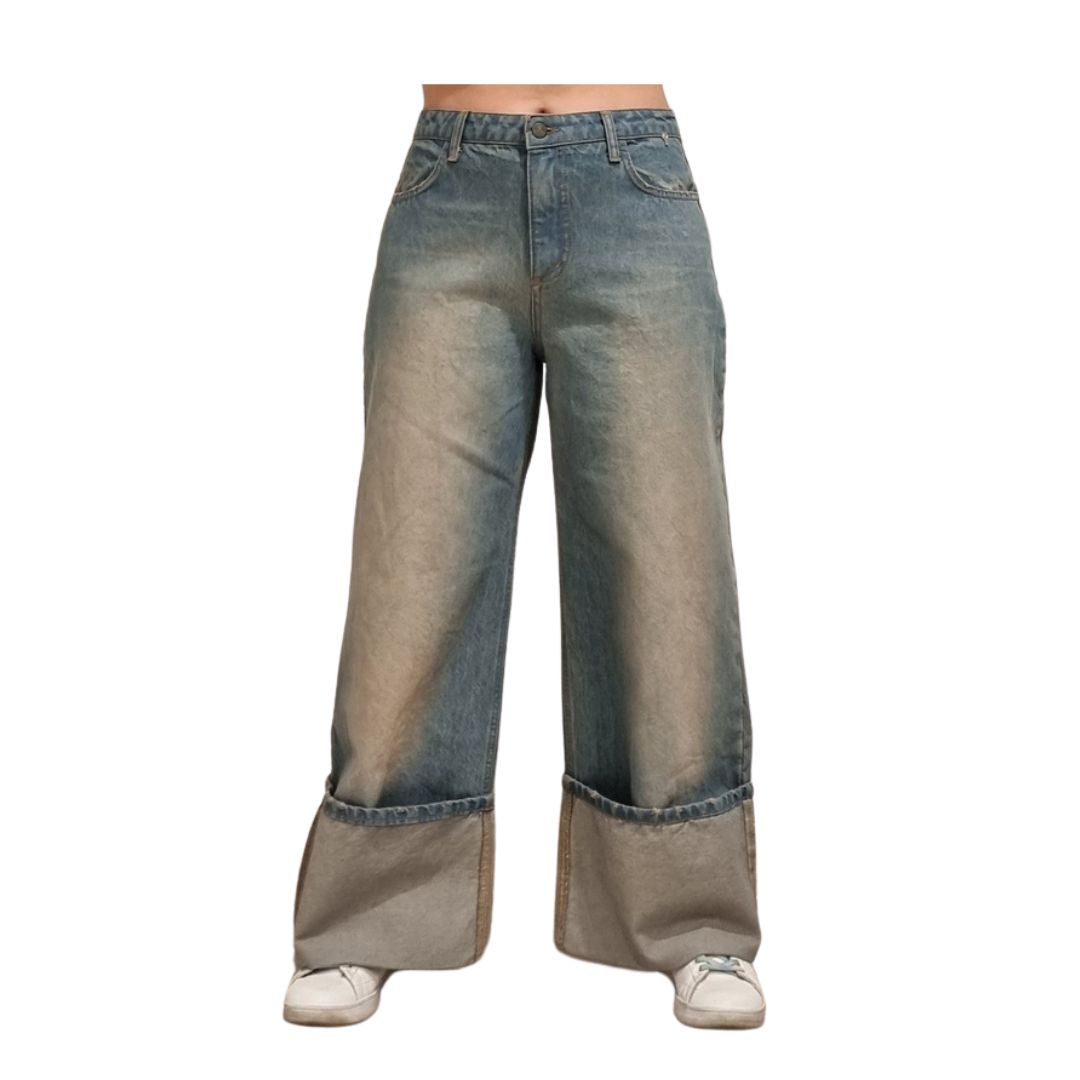 Jeans con ampio risvolto Philia Loft