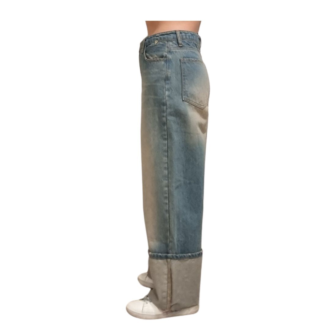 Jeans con ampio risvolto Philia Loft
